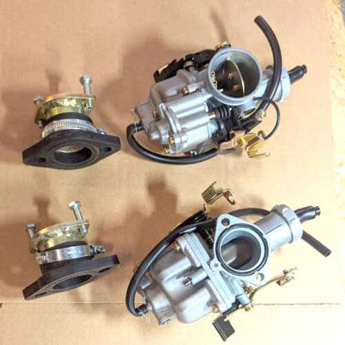 Vergaser 2 Stück PZ 30 m. Beschleunigungspumpe  Adapter Dnepr URAL K-750