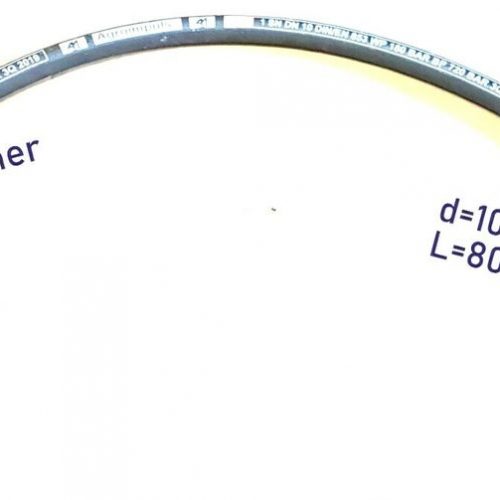 Hydraulik Schlauch L 800mm d 10mm SW 24 M20x1,5 Bagger Traktor MTZ MTS