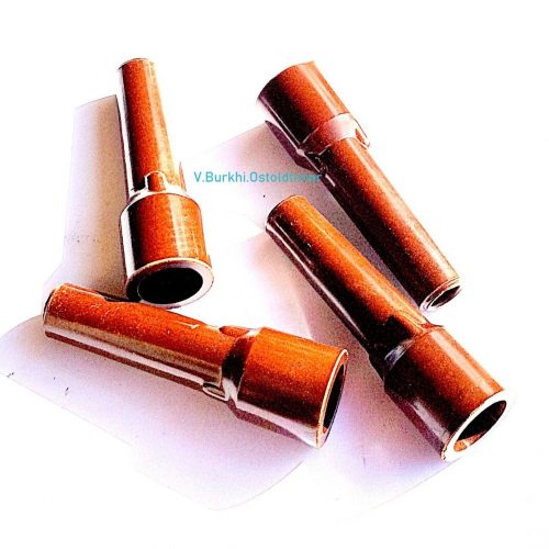 Zündkerzen Stecker Petinax braun 4 Stück Wolga Gaz UAZ Moskvich