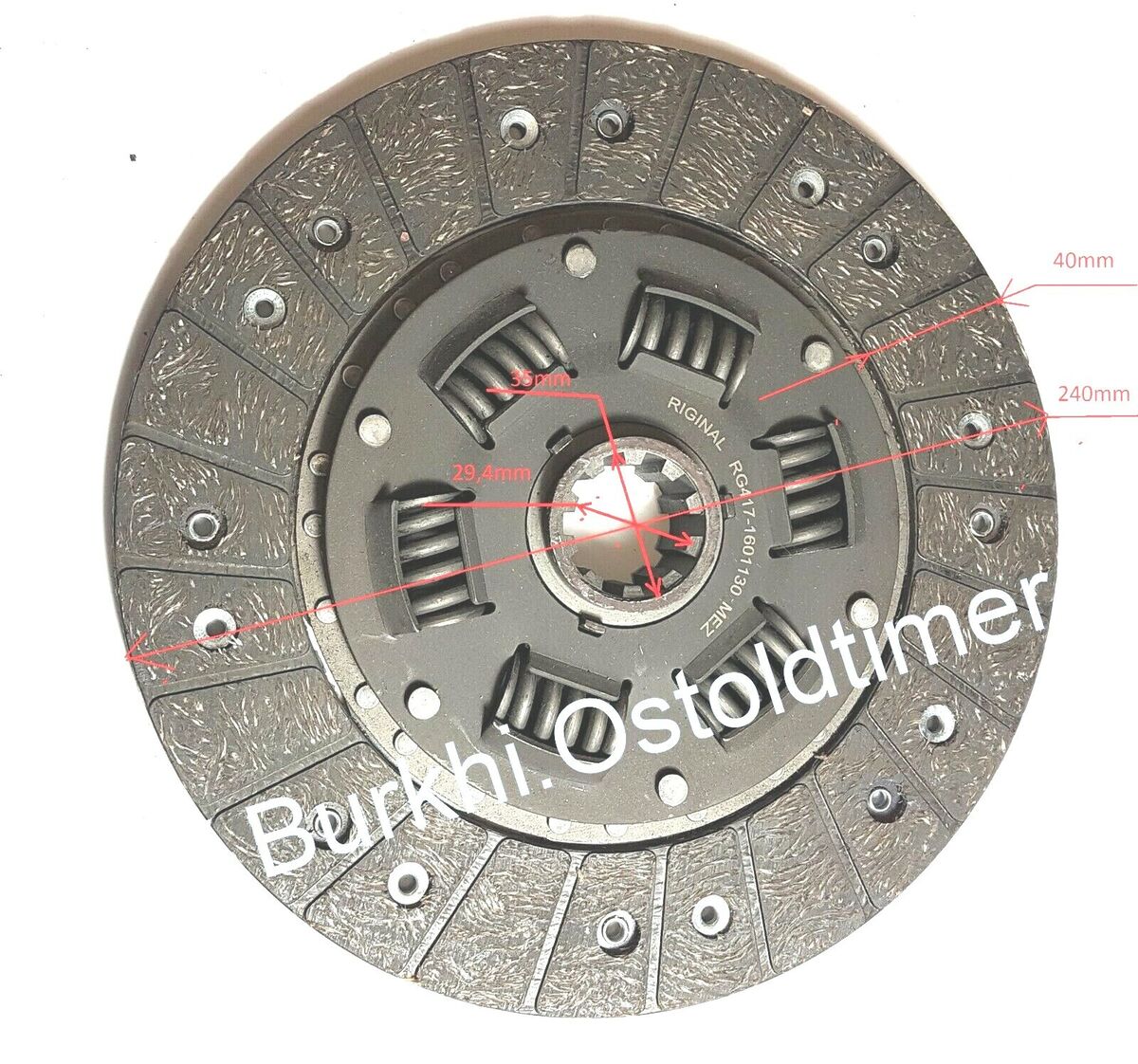 Kupplungsscheibe UAZ 469, 452/ Motor 417, Kupplung- neuer Typ 240mm