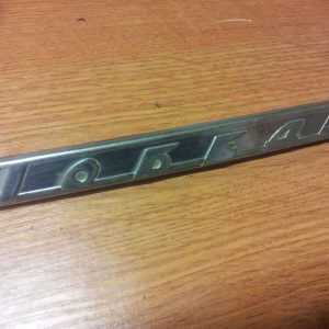 Emblem Schriftzug Kotflügel "Pobeda" Chrom Gaz M20/ 1 Stück