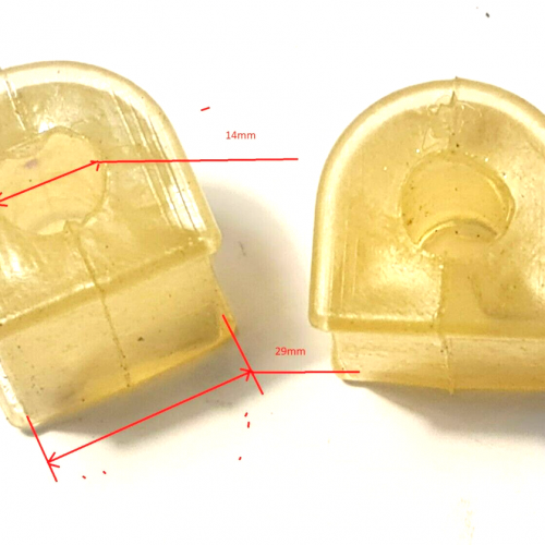 Stabilisator Buchsen Silikon Moskvich 412 2140 14mm 2 Stück