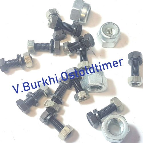 Traggelenk Schrauben/ Mutter-Satz 4 Stück 2101- 2107 Niva 2121/ 2101-250400-01