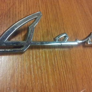 Emblem Schriftzug Heckklappe Kofferraumklappe "Wolga" Chrom Wolga Gaz 24