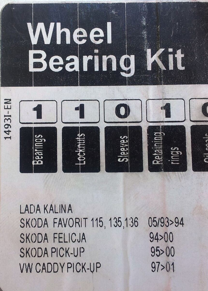 Radlager vorne Lada Kalina 1117-1119, Skoda, VW Caddy - Image 2