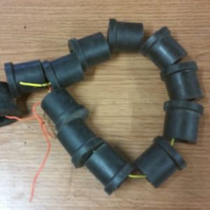 Blattfeder Buchsen Gummibuchsen Satz 12 Stück Moskvich 408 412 2140 408-2912028