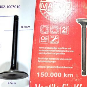 Einlassventile Ventile 4 Stück Wolga UAZ 8,5x47