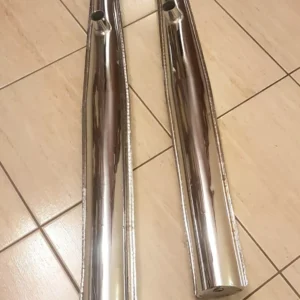 Auspuff Endschalldämpfer Dnepr MT 2 Stück verchromt